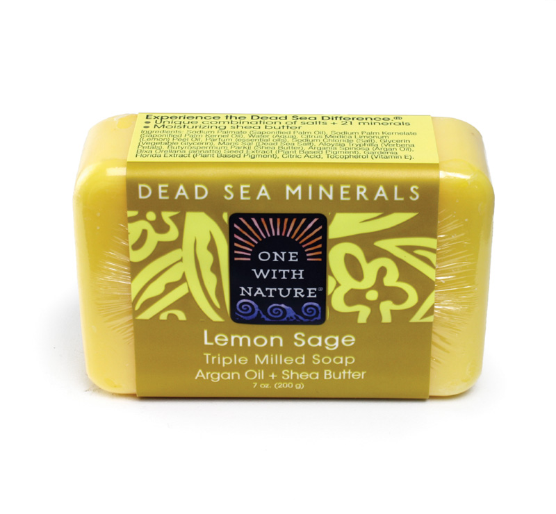 Lemon Sage Shea/Argan Soap - 7 oz.