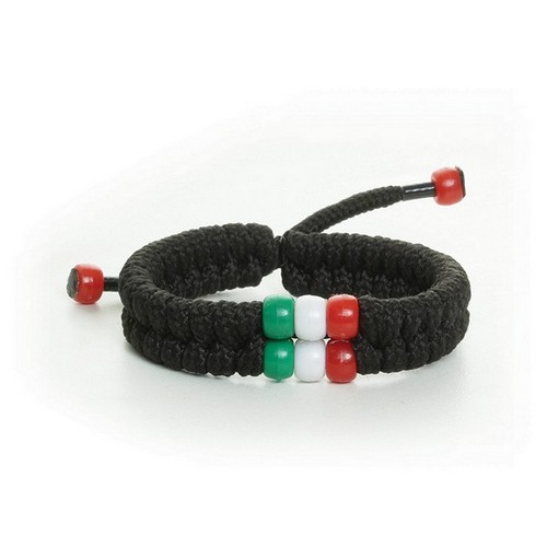 African Bead Shoelace Bracelet