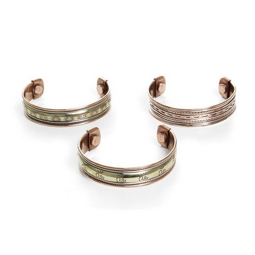 Set of 3Magnetic Copper Bracelets