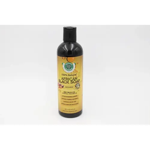 African Black Soap: Red Palm Oil 16 oz.