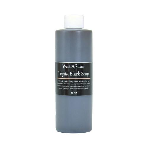 West African Liquid Black Soap - 8 oz